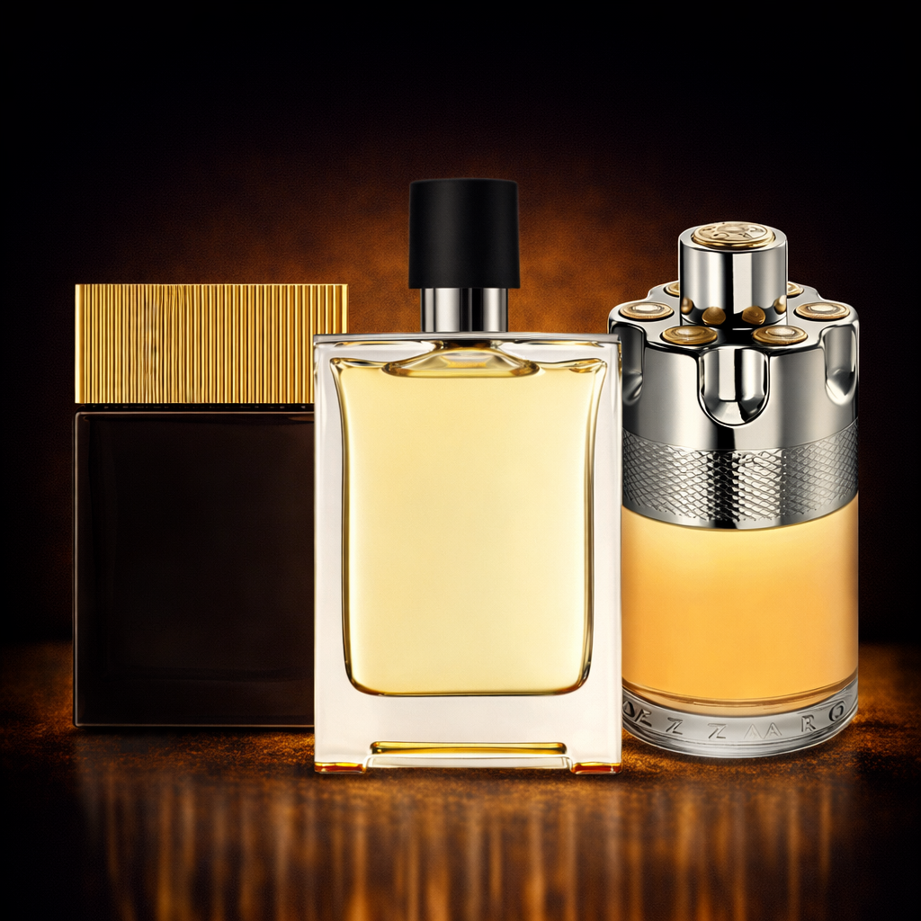 Kit 3 Fragranze Maschili Premium — Earth Signature · Bold Wanted · Noir Intense (100 ml ciascuna)