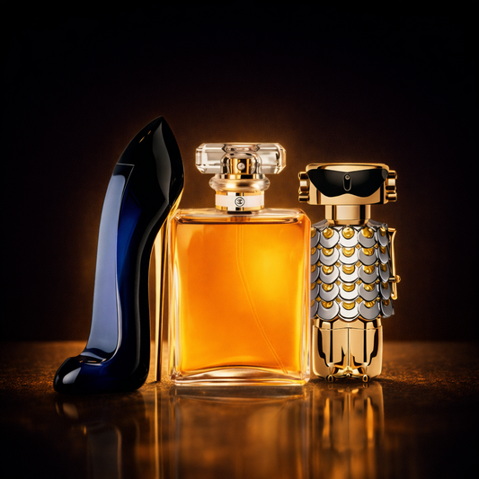 Kit 3 Fragranze Femminili Premium — Midnight Allure · Classic Aura · Modern Icon (100 ml ciascuna)