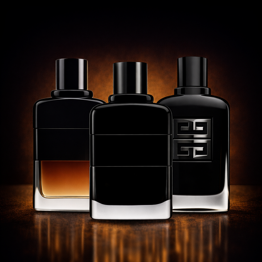Kit 3 Fragranze Maschili Premium — Classic Gentleman · Reserve Intense · Modern Society (100 ml ciascuna)