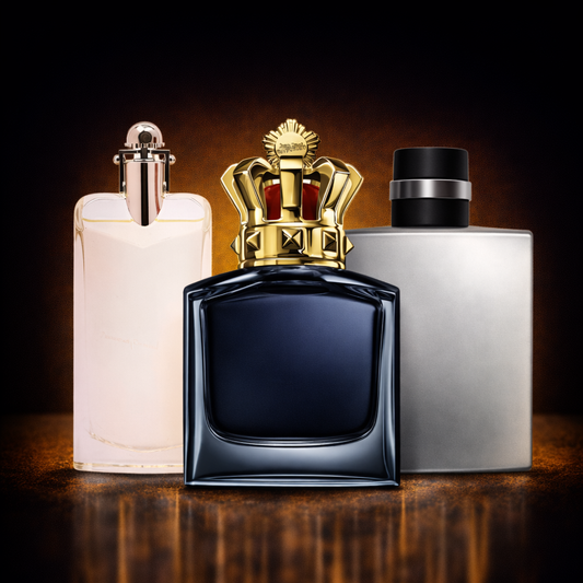 Kit 3 Fragranze Maschili Premium — Sport Allure · Bold Temptation · Classic Declaration (100 ml ciascuna)