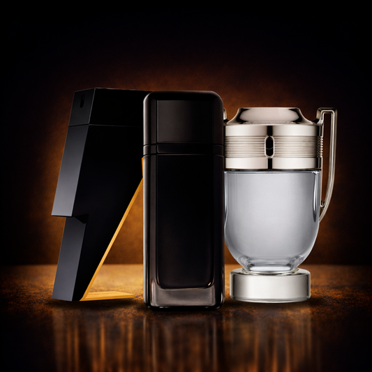 Kit 3 Fragranze Maschili Premium — Rebel Night · VIP Shadow · Victory Force (100 ml ciascuna)