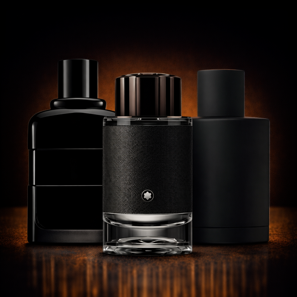 Kit 3 Fragranze Maschili Premium — Obsidian Leather · Refined Gentleman · Urban Explorer (100 ml ciascuna)
