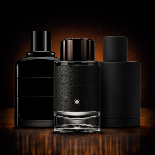 Kit 3 Fragranze Maschili Premium — Obsidian Leather · Refined Gentleman · Urban Explorer (100 ml ciascuna)
