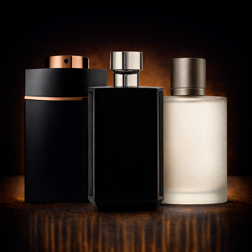 Kit 3 Fragranze Maschili Premium — Black Essence · Ocean Fresh · Intense Homme (100 ml ciascuna)