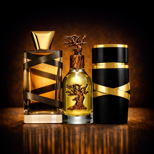 Kit 3 Fragranze Maschili Premium — Eternal Oud Royale · Royal Asad · Mystic Oud (100 ml ciascuna)